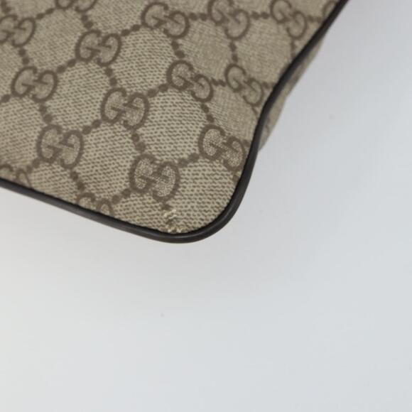 GUCCI GG Supreme Shoulder Bag PVC Beige Silver 141626 Auth BA6168 - Picture 8 of 16